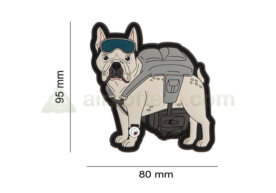 Airsoftology "Frenchie" Paratrooper French Bulldog Patch