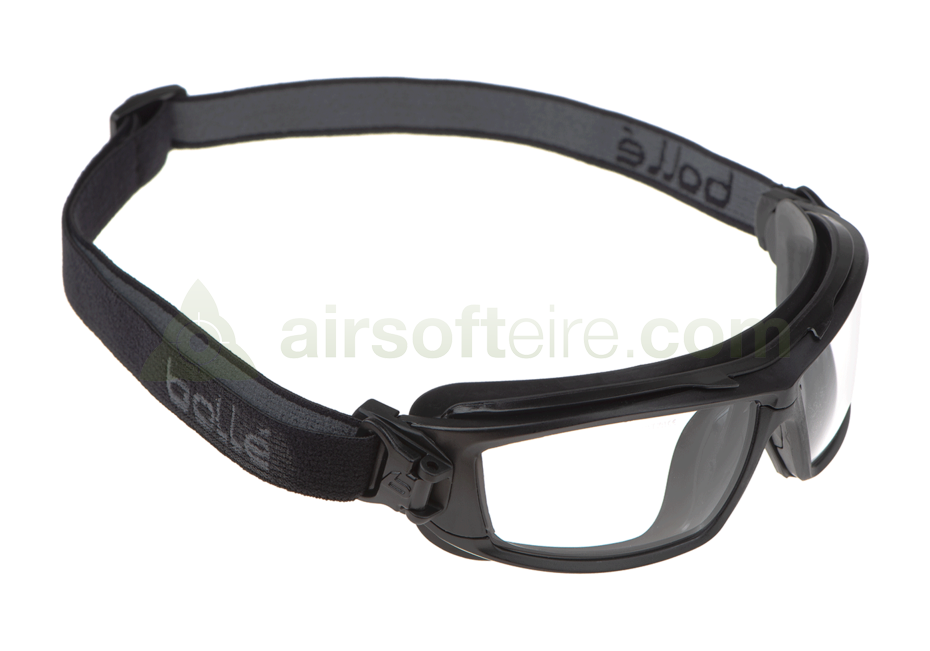 Bollé ULTIM8 Protective Goggles Clear Lens - Black