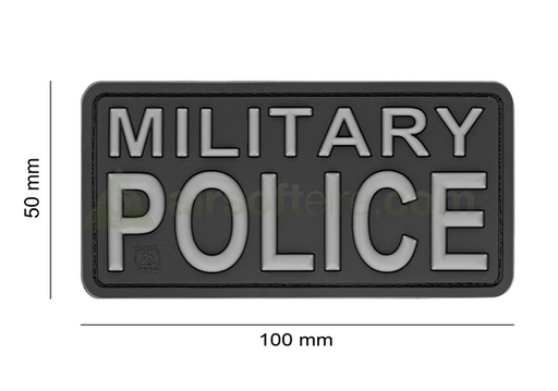 JTG 3D Rubber Military Police Patch - SWAT