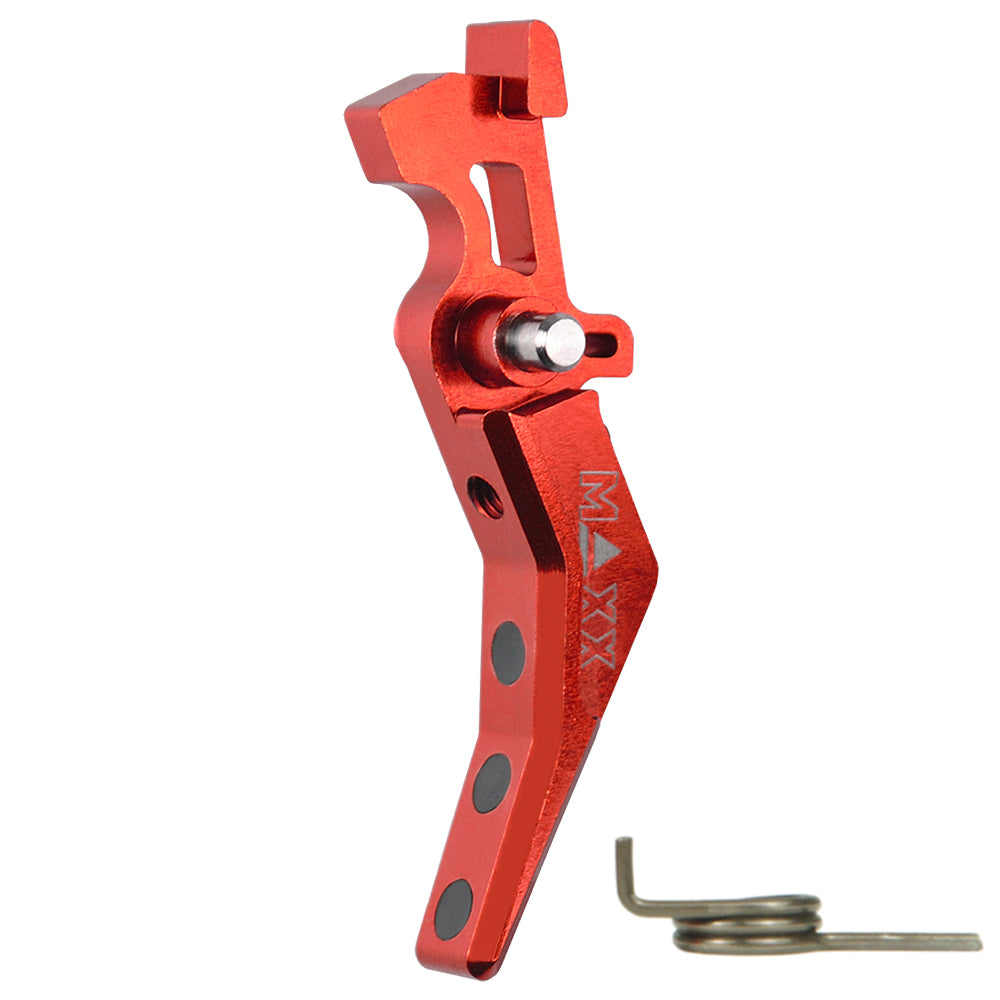 Maxx Model CNC Aluminum Advanced Trigger (Style B) (Red)