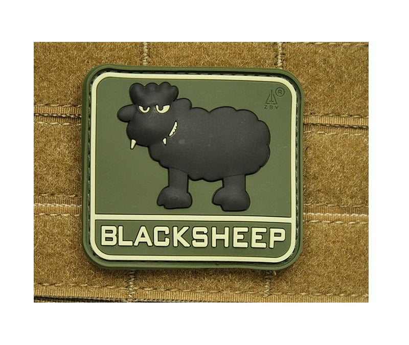 JTG 3D Rubber Black Sheep Patch - Forest