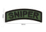 JTG 3D Rubber Sniper Tab Patch - Olive Drab