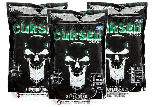 AirsoftEire.com 3 Bags of Cursed 0.25g BBs - 12000 BBs - Save €8.97