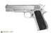 WE M1911 Stainless - Black Grips