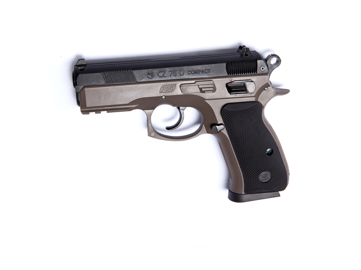 ASG CZ 75D Compact Dualtone FDE - Spring — AirsoftEire