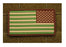 JTG 3D Rubber American Flag Patch Reversed - Multicam