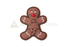 JTG 3D Rubber Gingerbread Patch