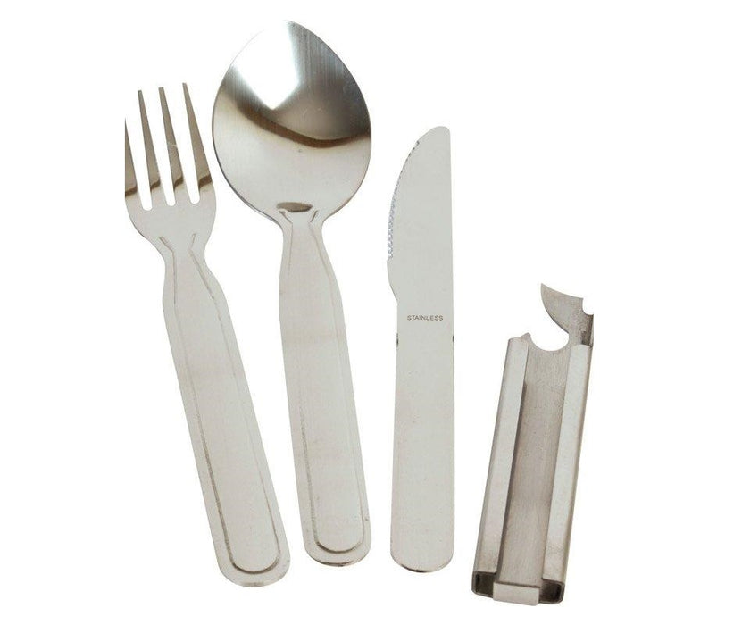 KombatUK Nato Knife, Fork, Can Opener and Spoon Set