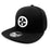 Black Snapback Cap