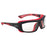 Bollé ULTIM8 Goggles/Glasses Kit - Red/Black