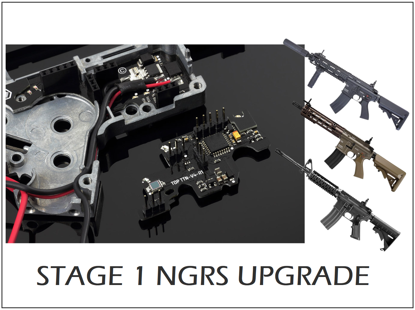 Stage 1 Upgrade - Tokyo Marui M4/416/MK18/URG-I Recoil Shock