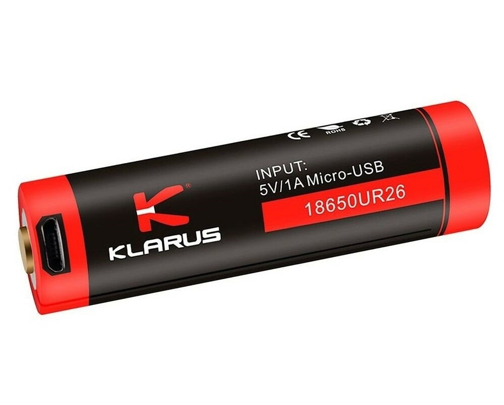 Klarus KLARUS 18650 UR26 Rechargeable Battery - 2600mAh