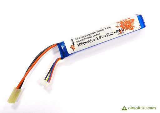 ASG Vapex 9.9V 1000mAh 20C LiFe Battery - Small Stick