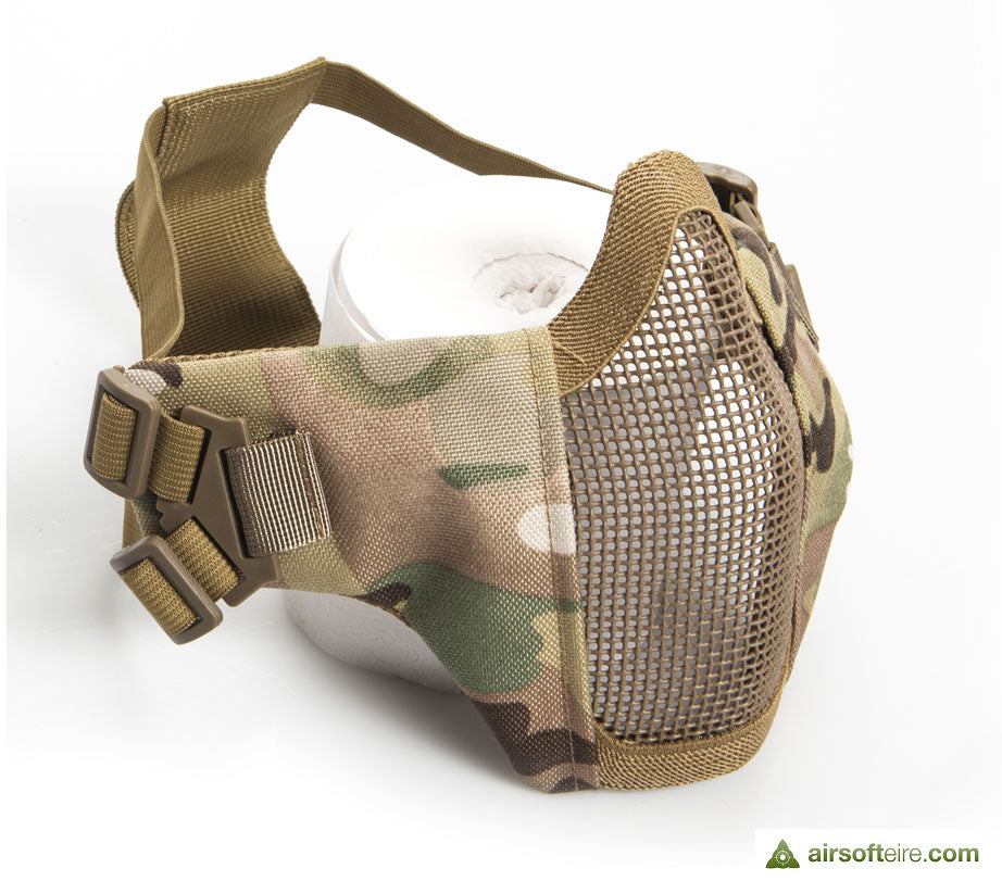 ASG Mesh Half Face Mask With Cheek Pads - Multicam