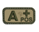 Viper Bloodtype A-POS patch - Olive Drab
