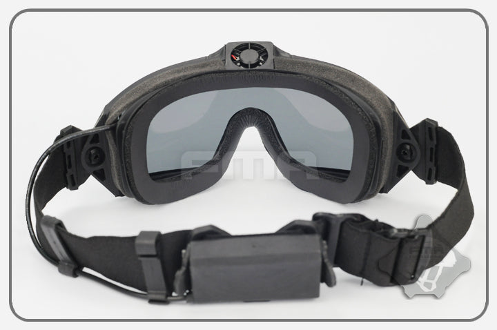 FMA Regulator Goggles with Fan - Black