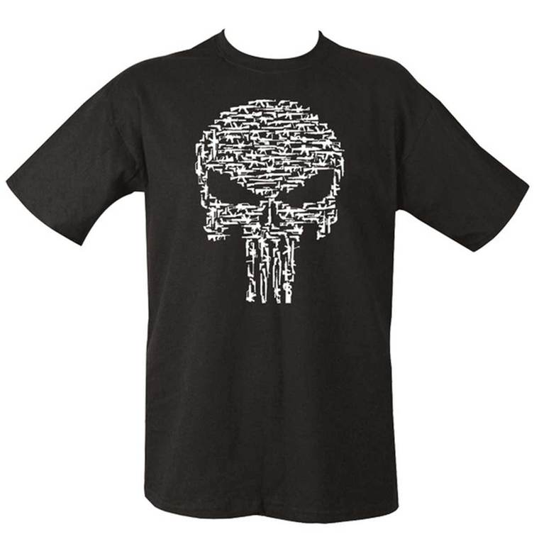 KombatUK Punisher T-Shirt - Black