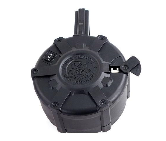 G&G 2300rd Auto Winding Drum Mag for M4/M16