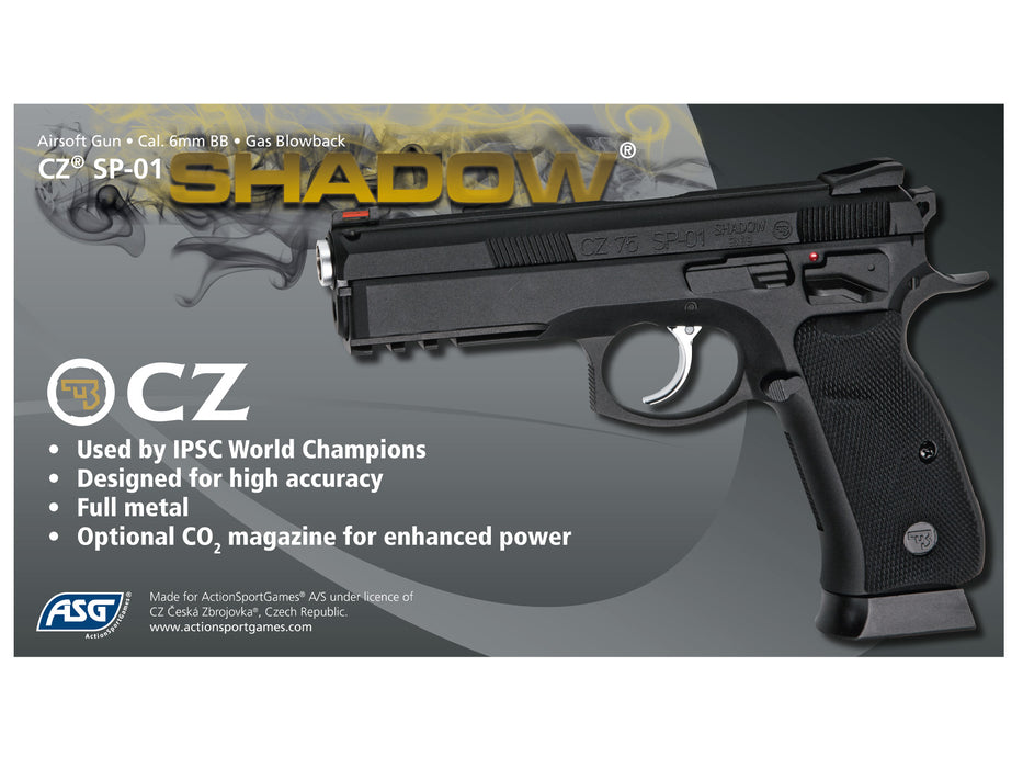 ASG (KJW) CZ 75 SP-01 Shadow - GBB