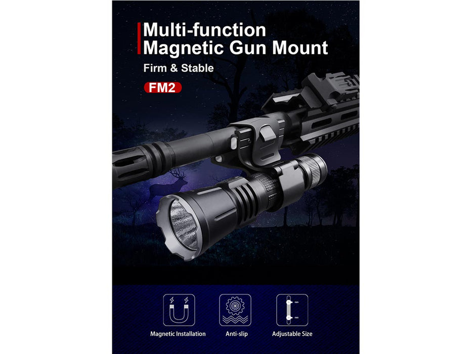 Klarus FM2 Magnetic Rifle Flashlight Mount - 20mm