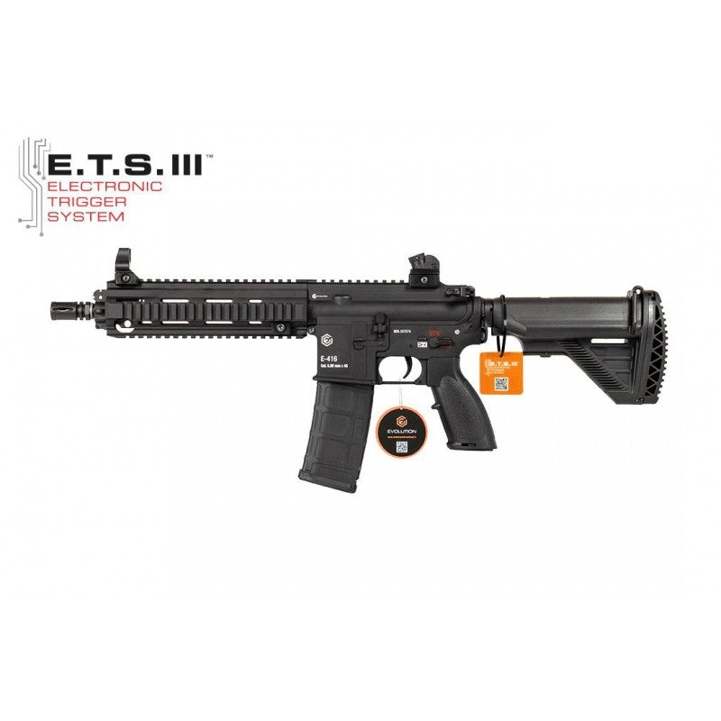 Evolution E-416 CQB ETS Rifle - Black