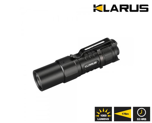 Klarus XT1C Flashlight & Battery - 1000LM